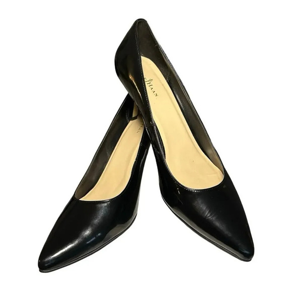 Cole Haan Women’s Valeria II Pointed Toe Patent Leather Pumps Black Size 9.5 B - Picture 7 of 9